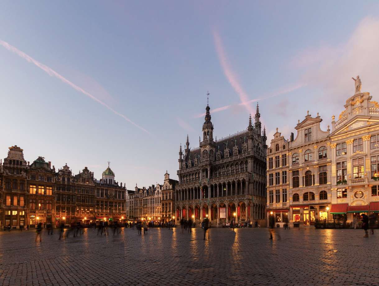 View over Grande Place in Brussels